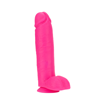 Dubbel gelaagde dildo - 26,6 cm (Roze)